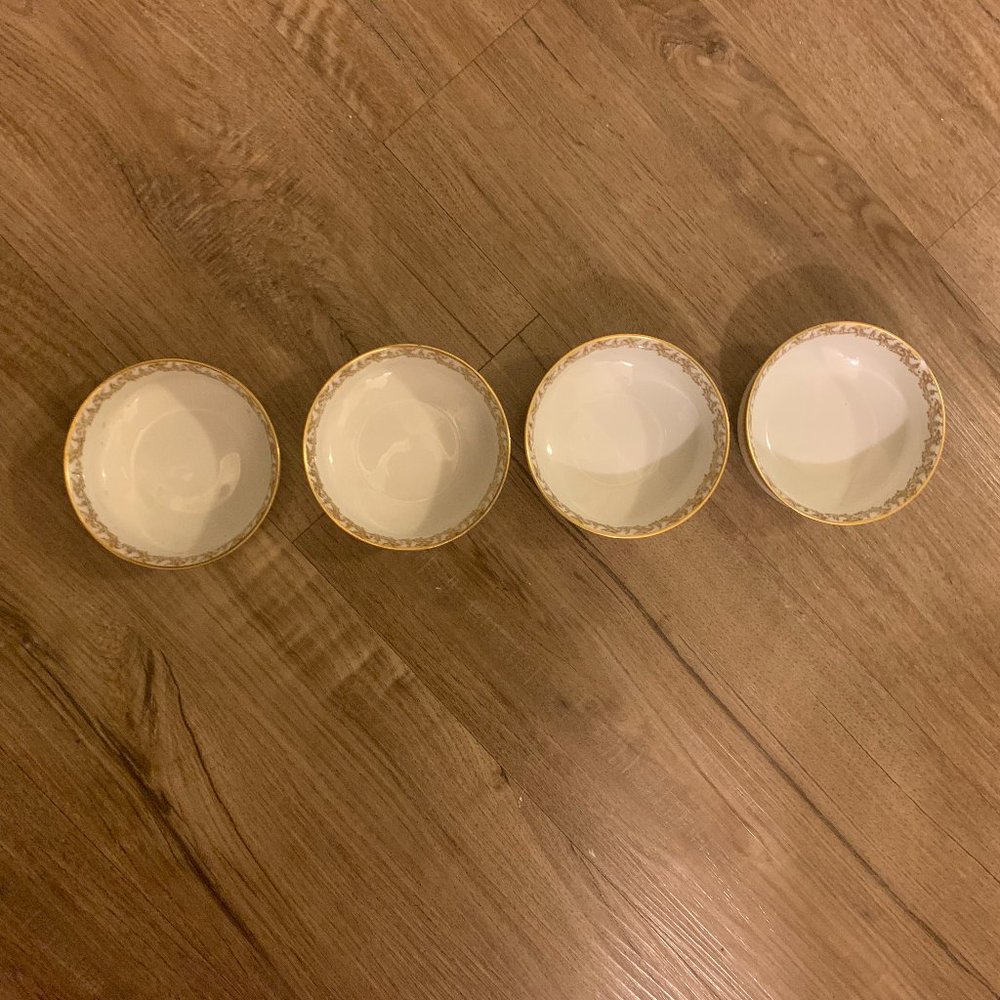 Haviland France Limoges Fine China Custard Cups